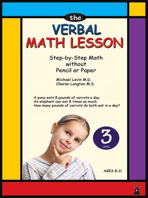 cover image of Verbal Math Lesson--Level 3